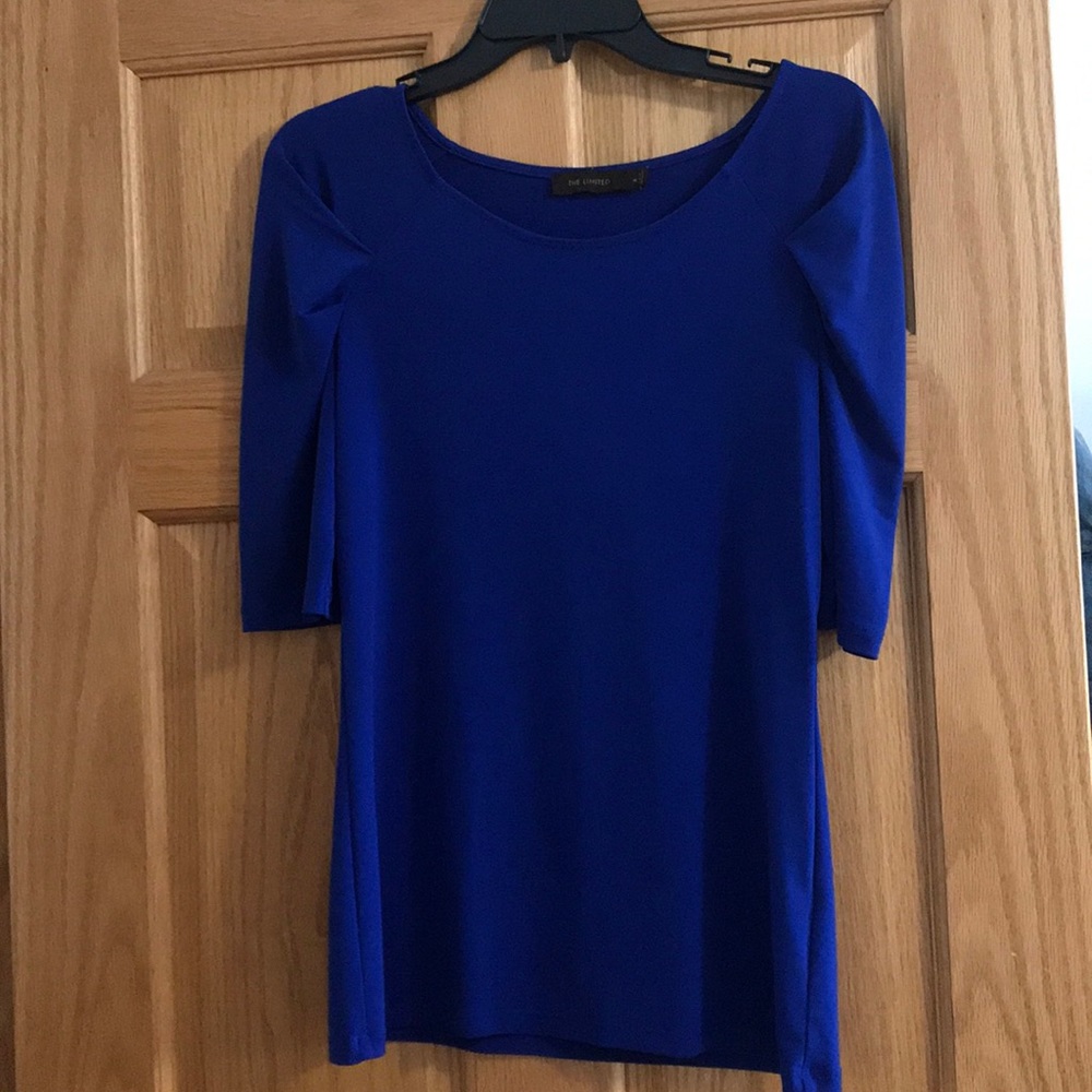 Royal blue long sleeve dress shirt